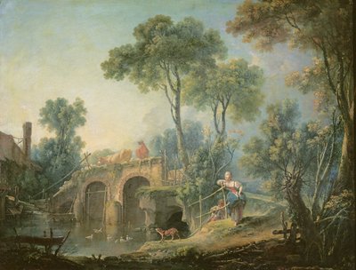 De brug, 1761 door François Boucher